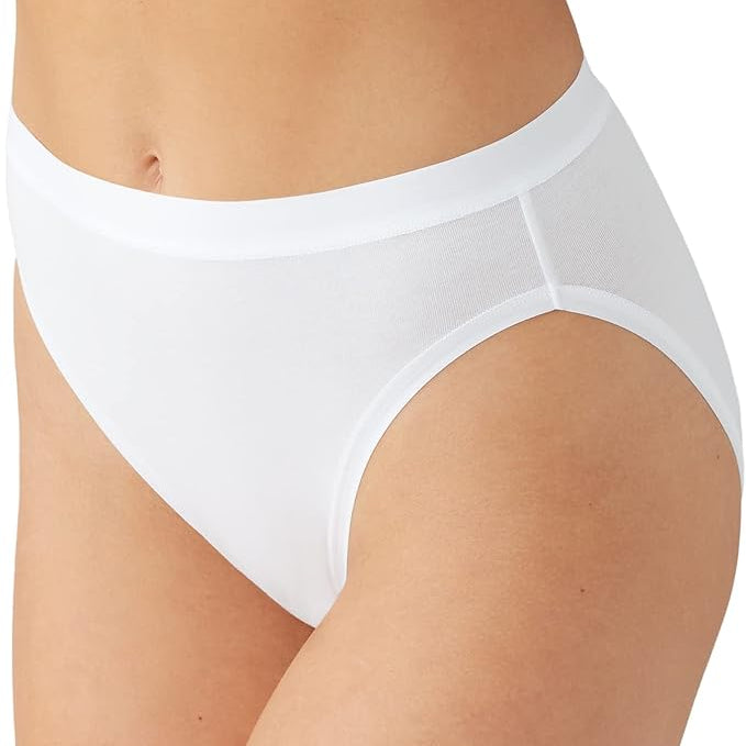 WACOAL UNDERSTATD COTTON HI-CUT BRIEF