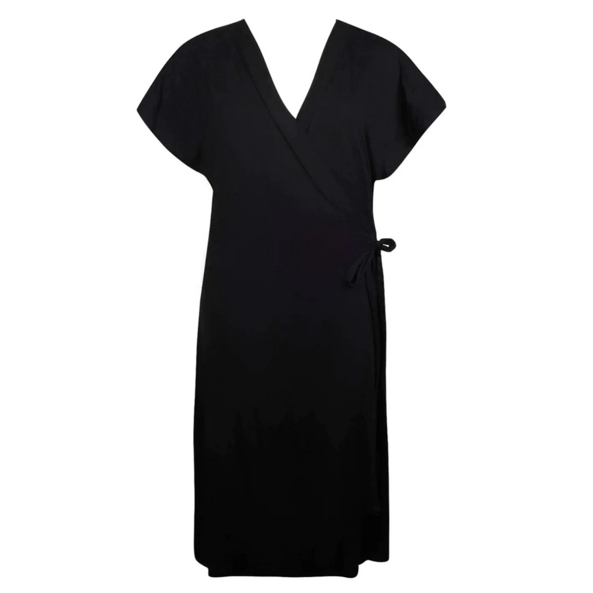 ANTIGEL 14B LA CHIQUISSIMA MI-LENGTH BEACH DRESS - BLACK