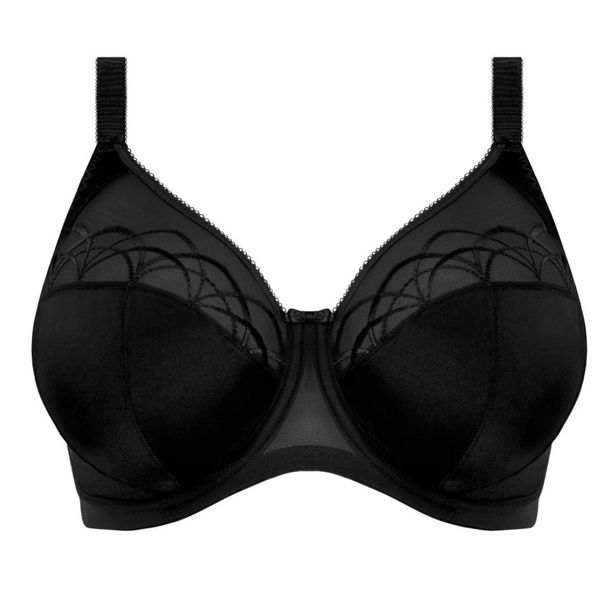 ELOMI CATE FULL CUP UNDERWIRE BRA - BLACK