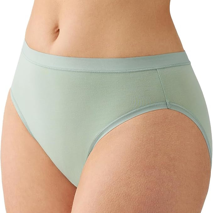 WACOAL UNDERSTATD COTTON HI-CUT BRIEF