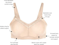 WACOAL PERFECT PRIMER WIRE FREE BRA - SAND