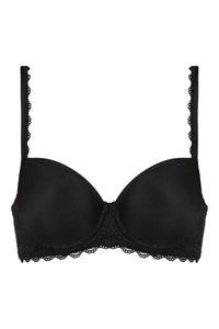 MEY SPACER HALF CUP BRA - BLACK