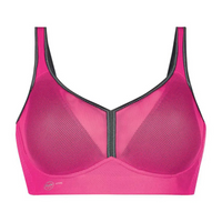 ANITA AIR CONTROL SPORTS BRA WITH PADDED CUPS - PINK/ANTHRACITE