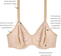 WACOAL VISUAL EFFECTS MINIMIZER BRA - SAND