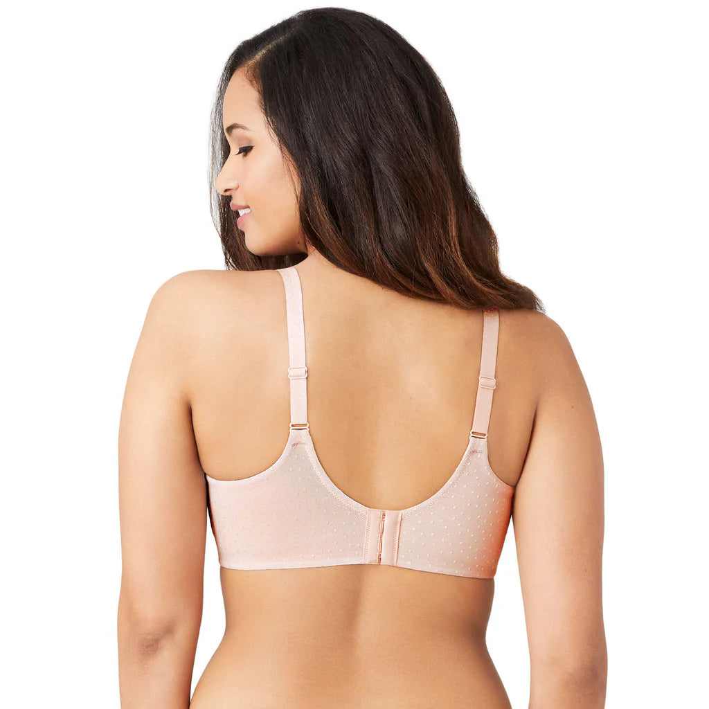 WACOAL BACK APPEAL UNDERWIRE BRA - ROSE DUST