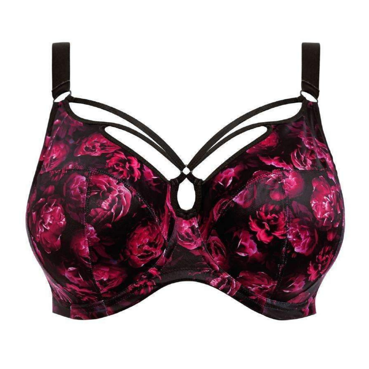 ELOMI SORAYA FULL CUP BRA - DARK ROSE