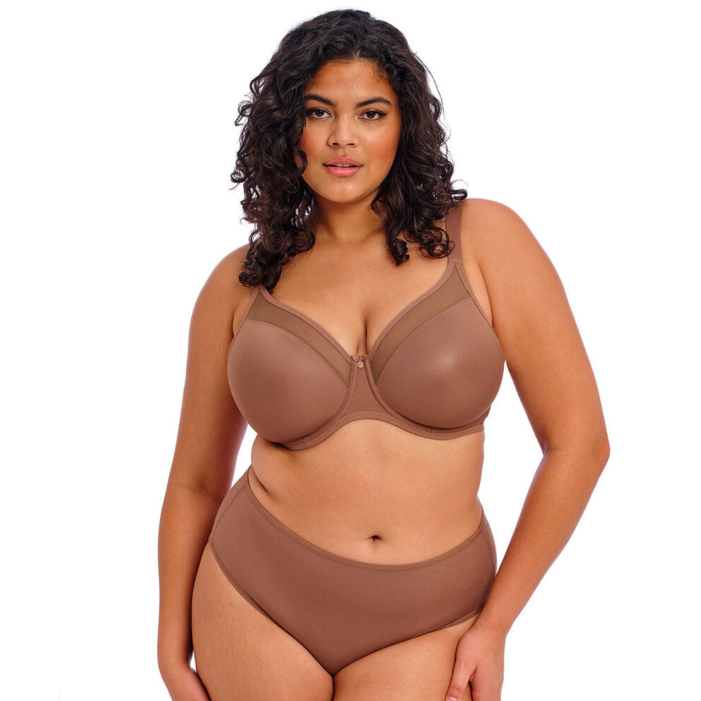 ELOMI SMOOTH FULL CUP BRA - CLOVE