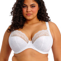 ELOMI LUCIE STRETCH PLUNGE BRA - WHITE