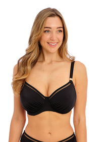 FANTASIE EAST HAMPTON UNDERWIRE FULL CUP BIKINI TOP - BLACK