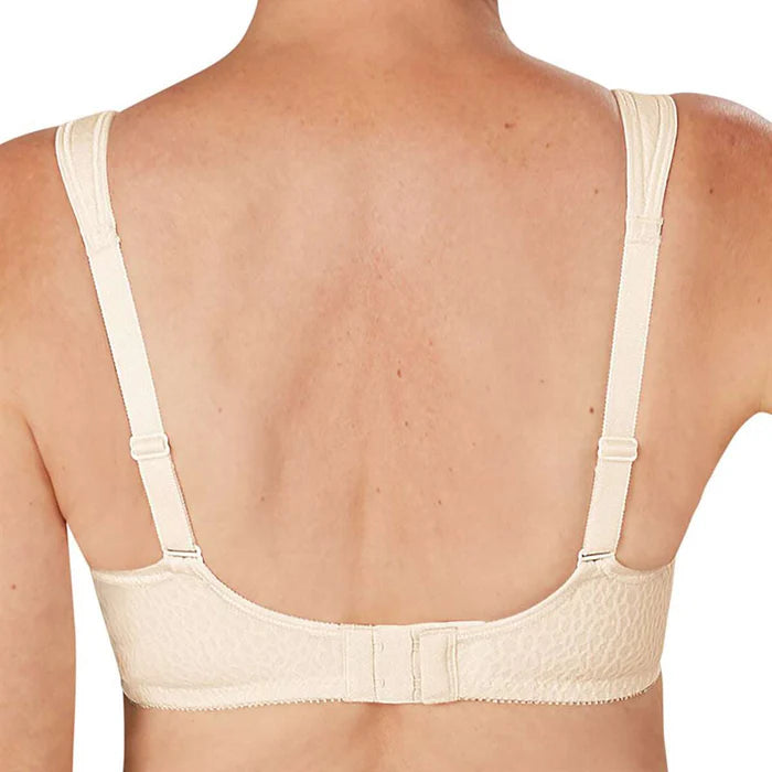 AMOENA MONA WIRE-FREE POST MASTECTOMY BRA - OFF WHITE