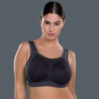 ANITA EXTREME CONTROL PLUS SPORTS BRA - BLACK/ANTHRACITE