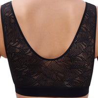 CHANTELLE SOFTSTRETCH LACE V-BACK PADDED BRALETTE