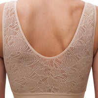 CHANTELLE SOFTSTRETCH LACE V-BACK PADDED BRALETTE