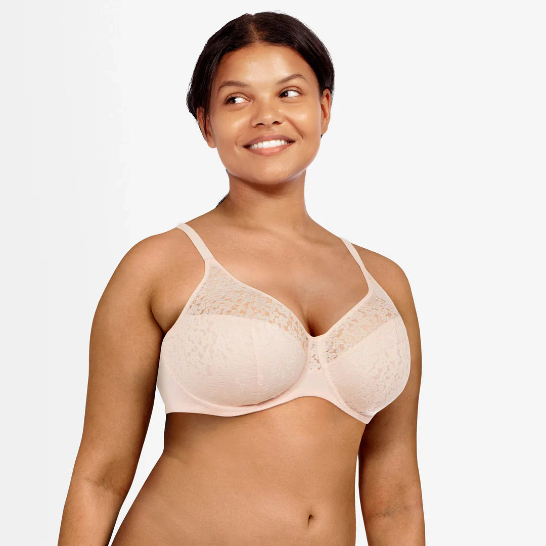 CHANTELLE NORAH COMFORT FLEX FULL COVERAGE BRA - BLUSHING PINK