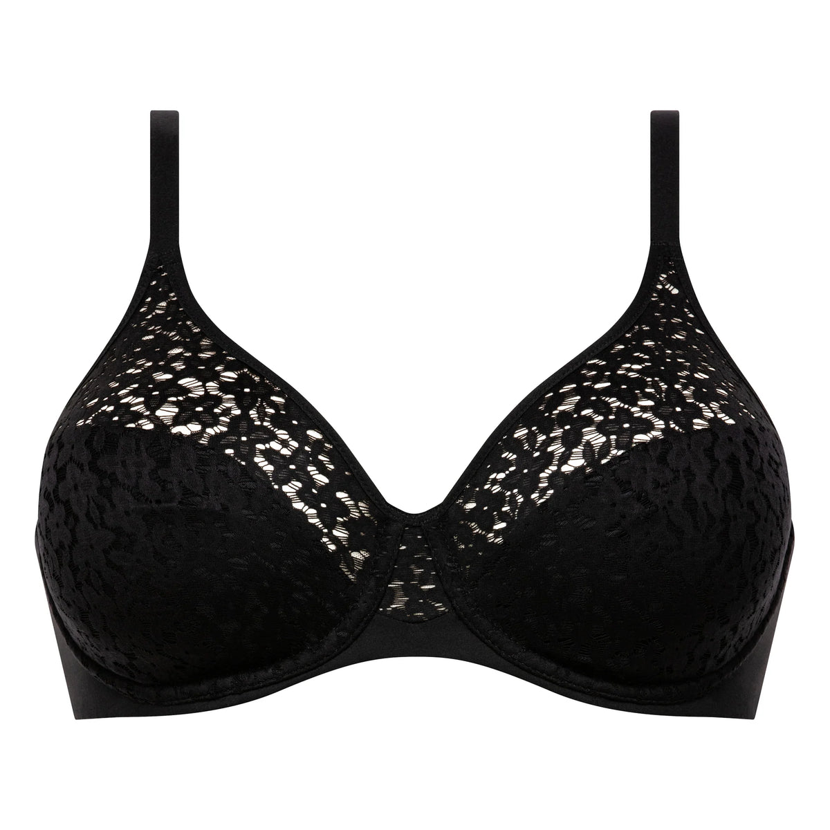 CHANTELLE NORAH COMFORT FLEX FULL COVERAGE BRA - BLACK