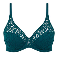 CHANTELLE NORAH COMFORT FLEX FULL COVERAGE BRA - EMERALD