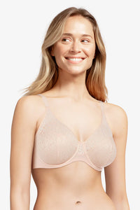CHANTELLE NORAH COMFORT FLEX FULL COVERAGE BRA - BLUSHING PINK