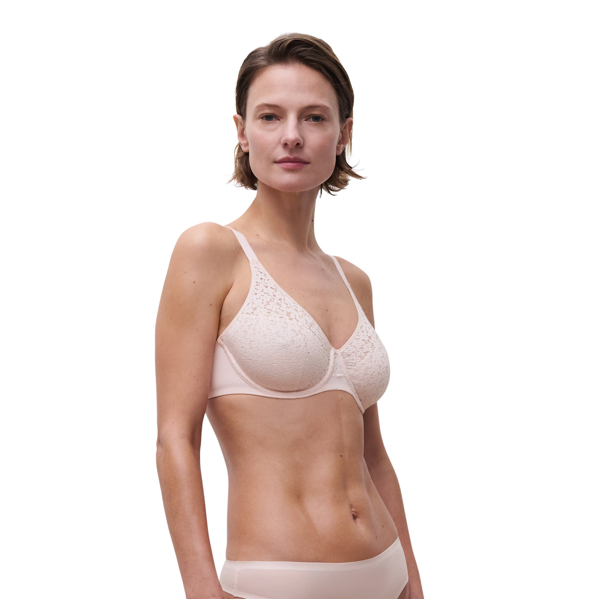 CHANTELLE NORAH COMFORT FLEX FULL COVERAGE BRA - BLUSHING PINK