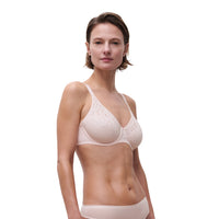 CHANTELLE NORAH COMFORT FLEX FULL COVERAGE BRA - BLUSHING PINK