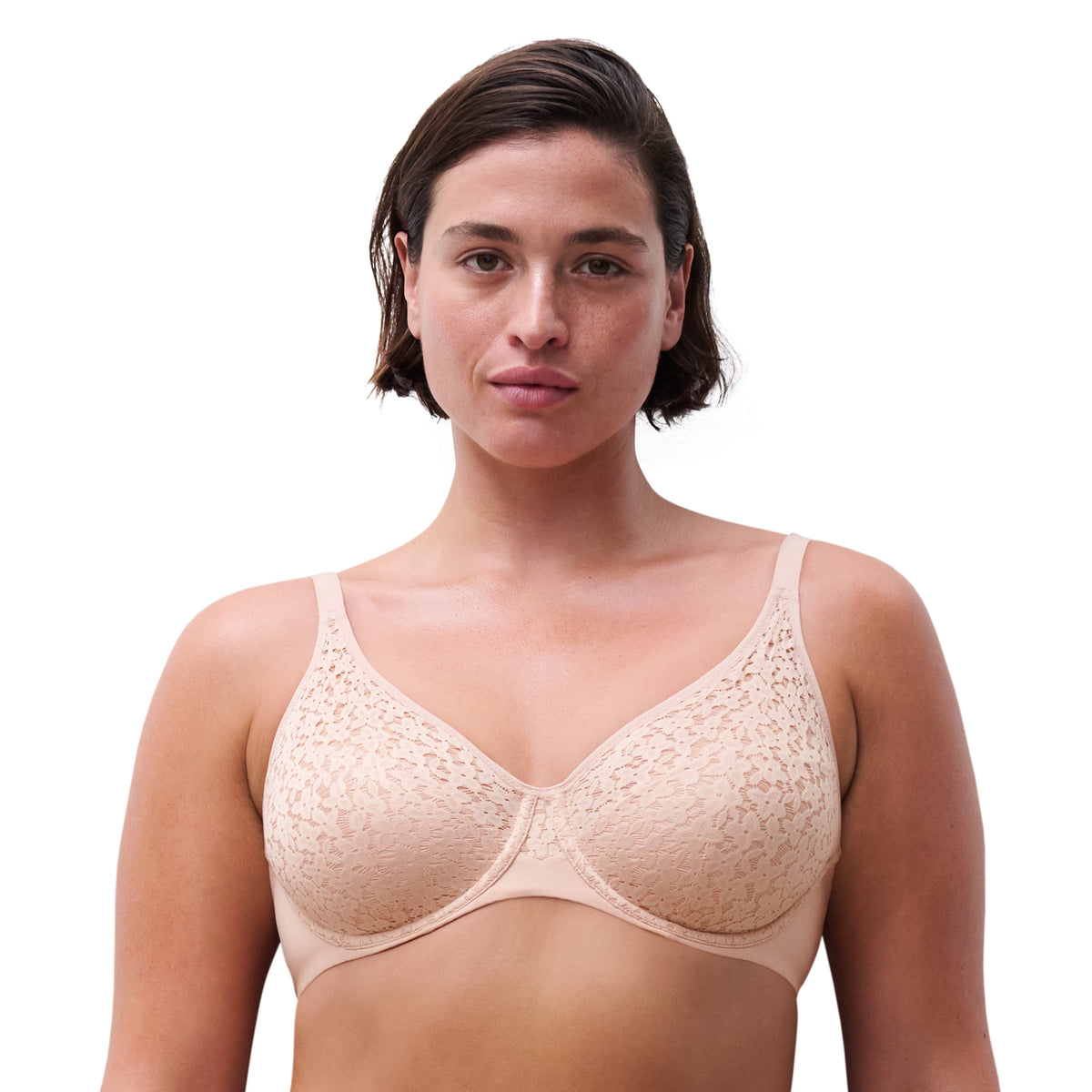 CHANTELLE NORAH COMFORT FLEX FULL COVERAGE BRA - SOFT ROSE