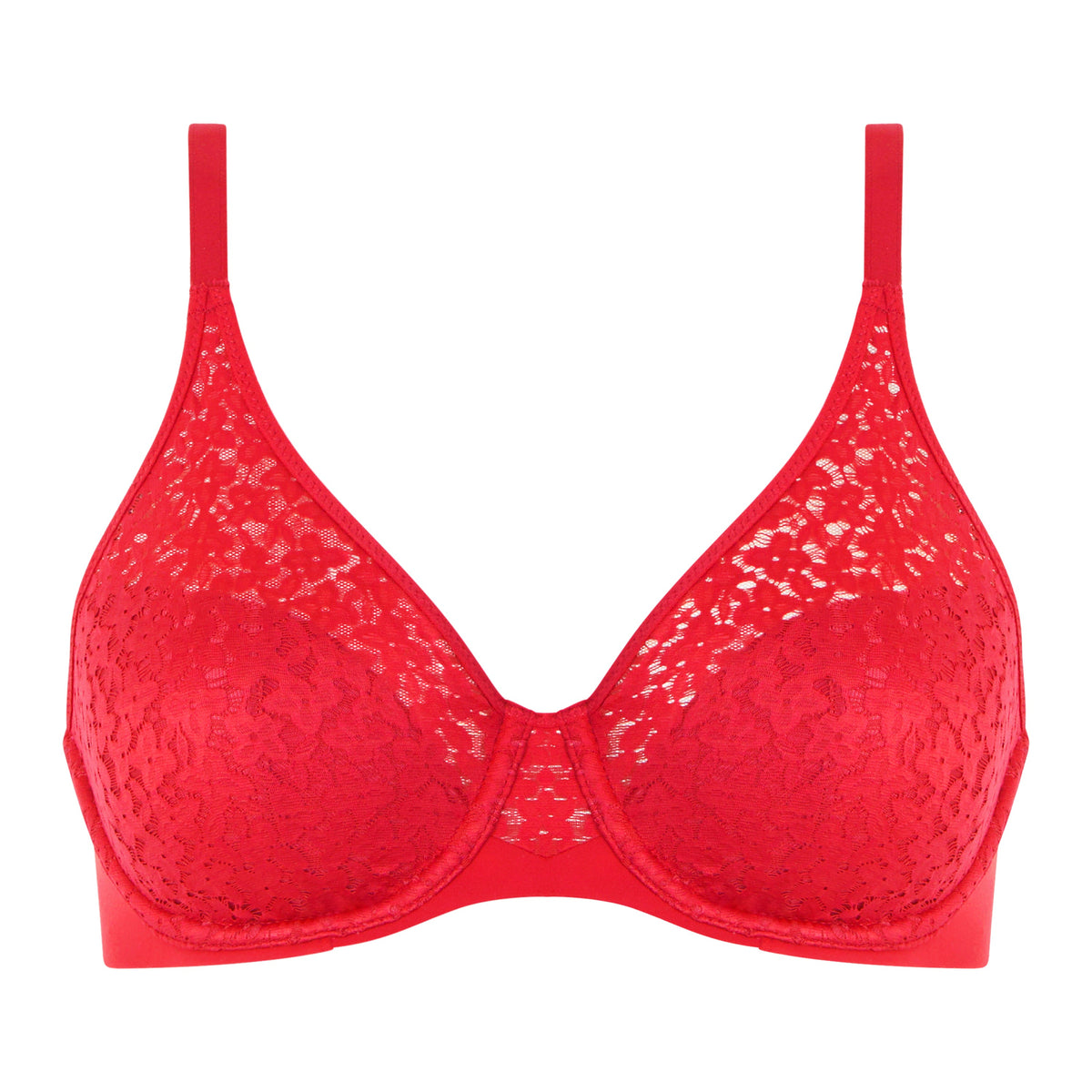 CHANTELLE NORAH COMFORT FLEX FULL COVERAGE BRA - POPPY RED