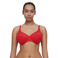 CHANTELLE NORAH COMFORT FLEX FULL COVERAGE BRA - POPPY RED
