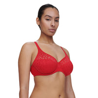 CHANTELLE NORAH COMFORT FLEX FULL COVERAGE BRA - POPPY RED