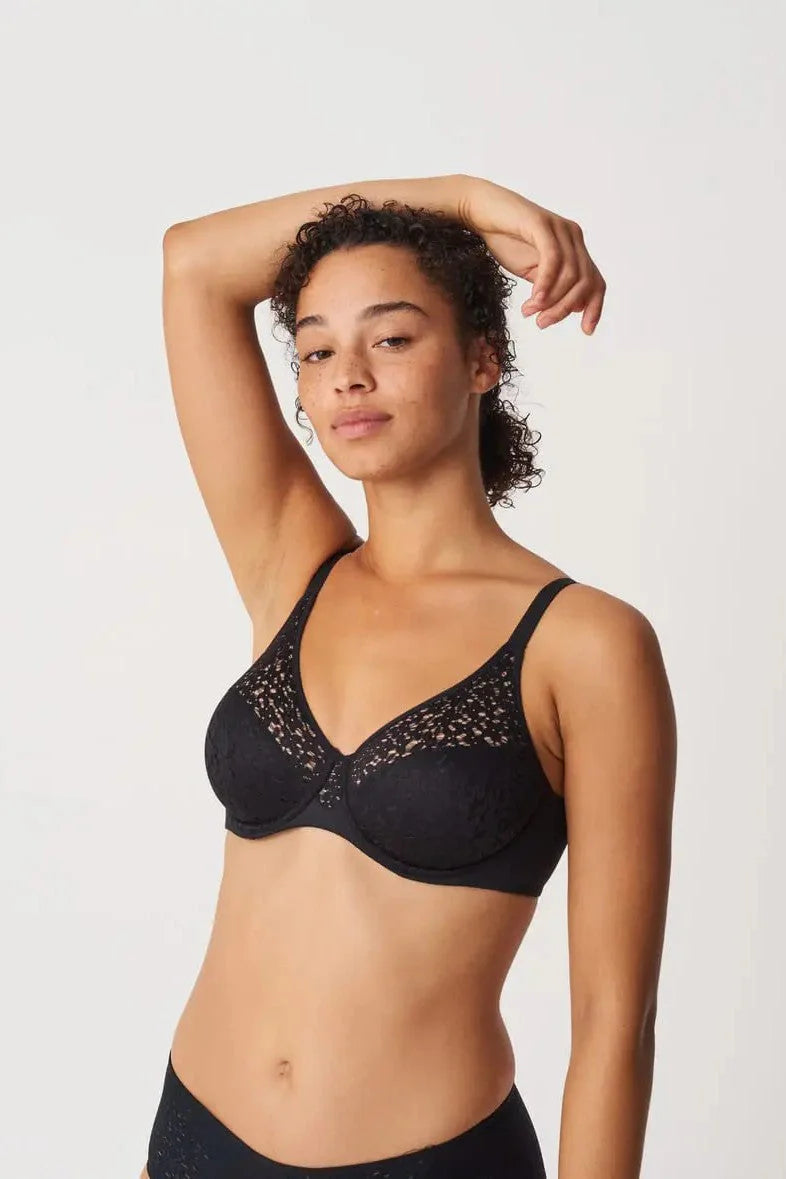 CHANTELLE NORAH COMFORT FLEX FULL COVERAGE BRA - BLACK
