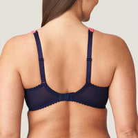 PRIMA DONNA DEVDAHA HALF PADDED PLUNGE BRA - VELVET BLUE