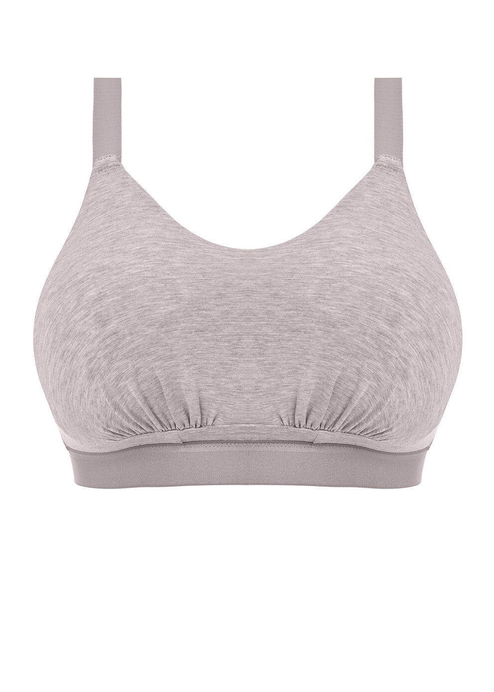 ELOMI DOWNTIME BRALETTE - GREY MARL