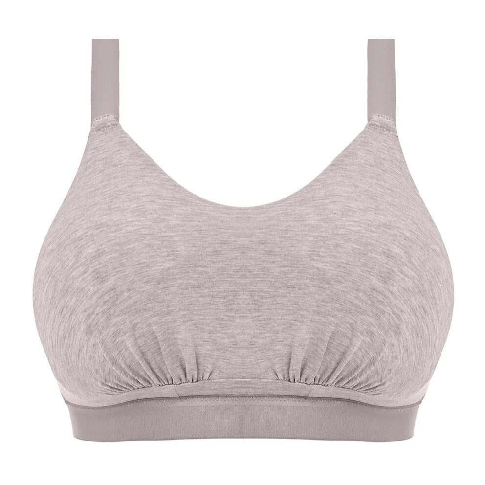 ELOMI DOWNTIME NON WIRED BRALETTE - GREY