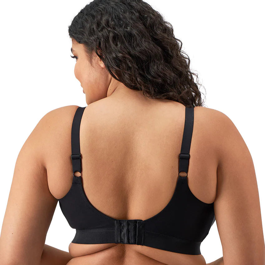 ELOMI DOWNTIME NON WIRED BRALETTE - BLACK