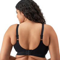 ELOMI DOWNTIME NON WIRED BRALETTE - BLACK
