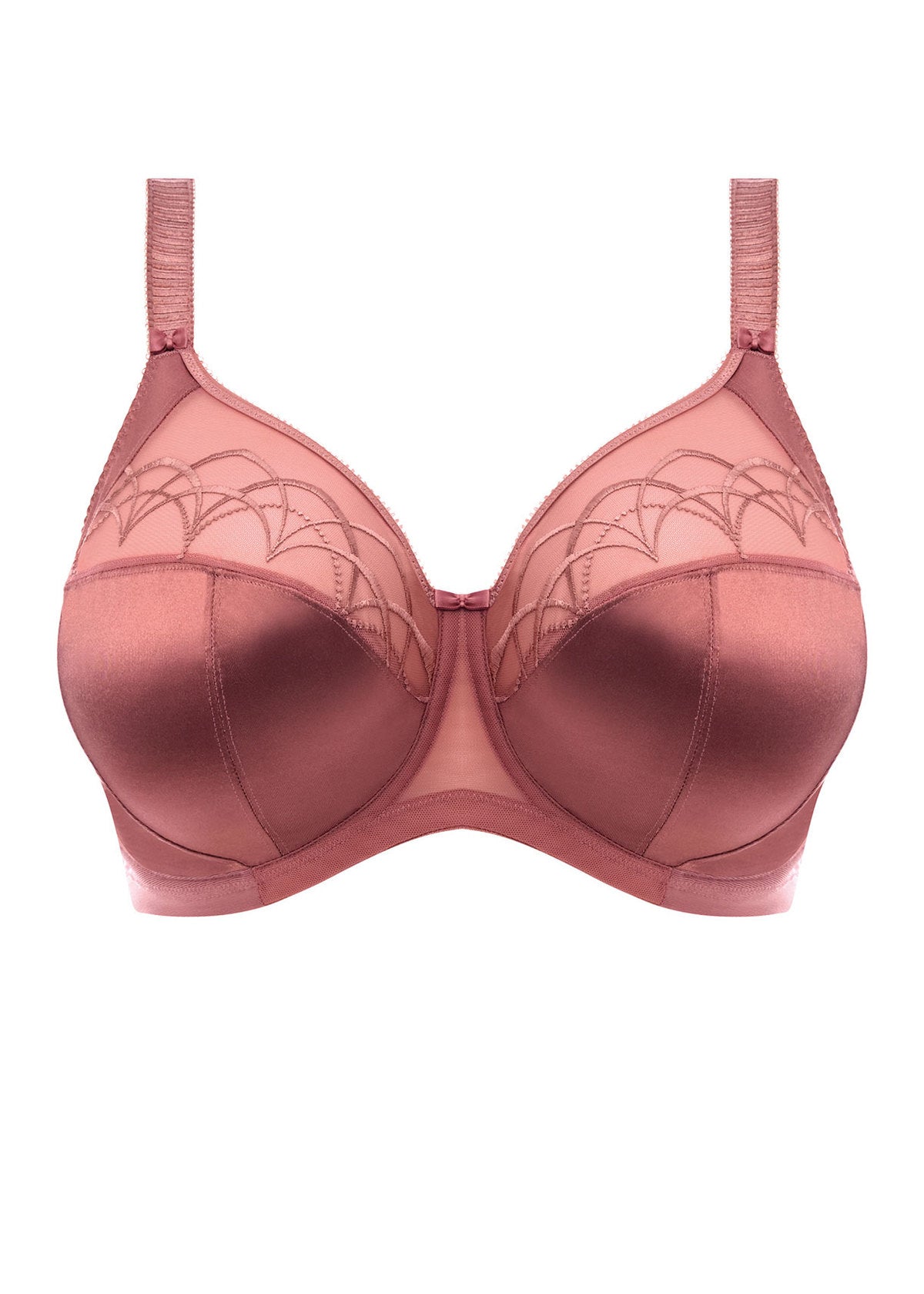 ELOMI CATE FULL CUP UNDERWIRE BRA - ROSEWOOD – Tops & Bottoms