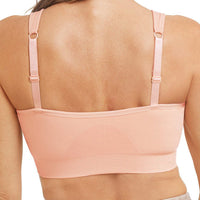 AMOENA EMILIA COMFORT WIRE FREE FRONT CLOSURE MASTECTOMY BRA - BLUSH