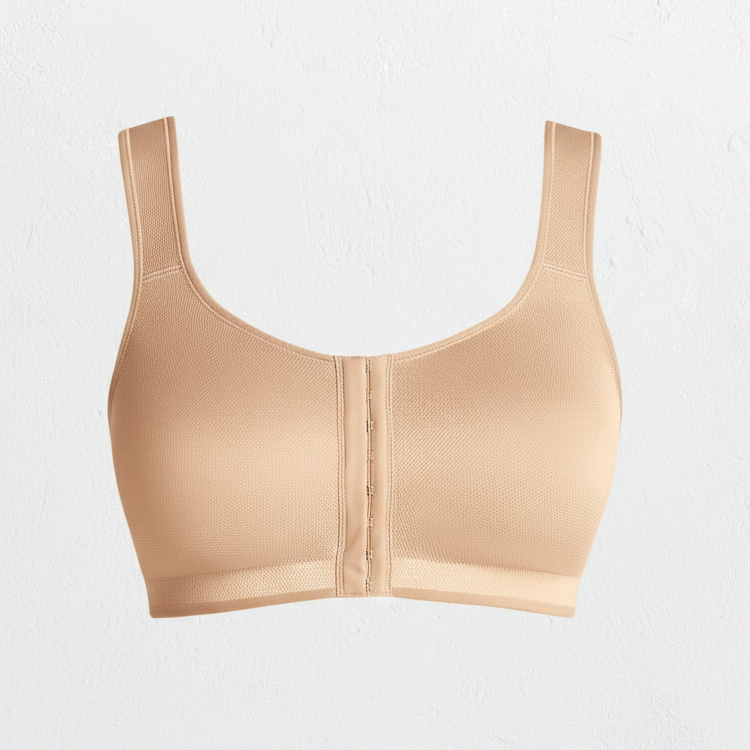 ANITA CALMIA WIRELESS FRONT CLOSURE MASTECTOMY BRA - NUDE