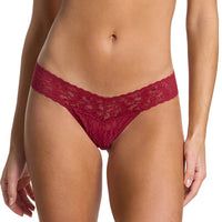 HANKY PANKY LIMITED EDITION SIGNATURE LACE LOW RISE THONG