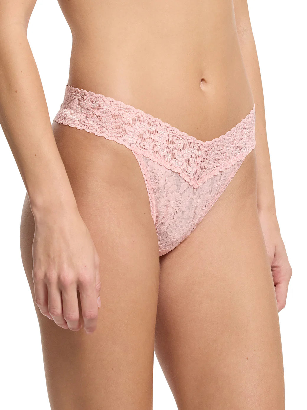 HANKY PANKY LIMITED EDITION SIGNATURE LACE ORIGINAL RISE THONG