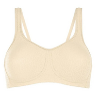 AMOENA MONA WIRE-FREE POST MASTECTOMY BRA - OFF WHITE