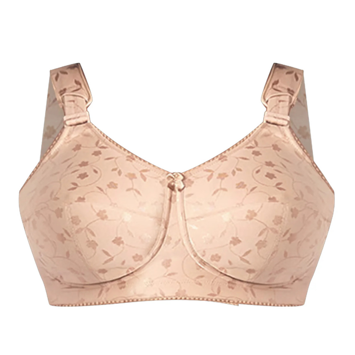 ELILA 1305 JACQUARD SOFTCUP BRA WITH CUSHIONED STRAPS