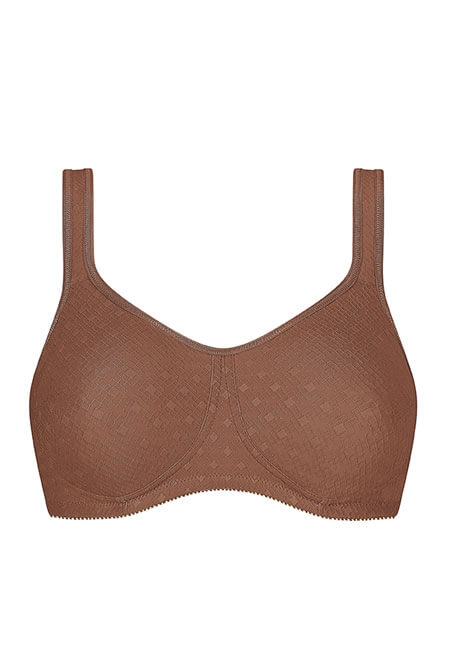 AMOENA TIANA WIRELESS MASTECTOMY BRA - MOCHA