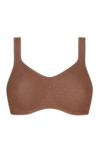 AMOENA TIANA WIRELESS MASTECTOMY BRA - MOCHA