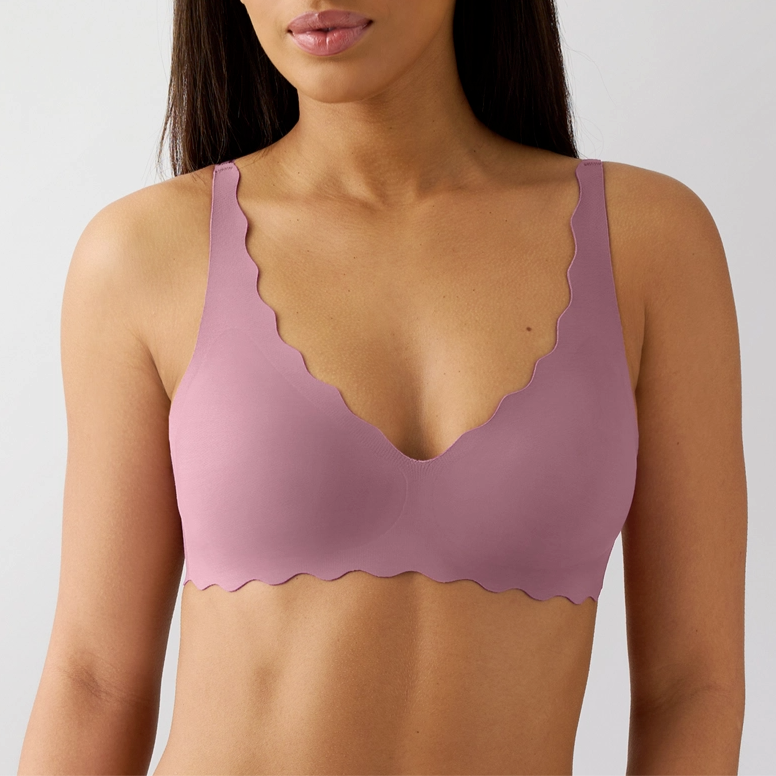 B.TEMPT'D B.WOW'D WIRE FREE BRALETTE - GRAPE SHAKE