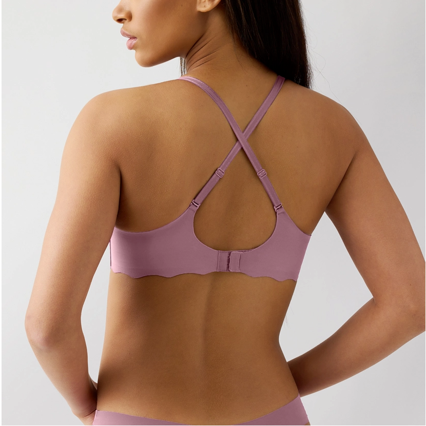 B.TEMPT'D B.WOW'D WIRE FREE BRALETTE - GRAPE SHAKE
