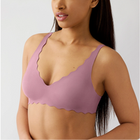 B.TEMPT'D B.WOW'D WIRE FREE BRALETTE - GRAPE SHAKE