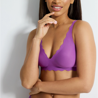 B.TEMPT'D B.WOW'D WIRE FREE BRALETTE - SPARKLING GRAPE