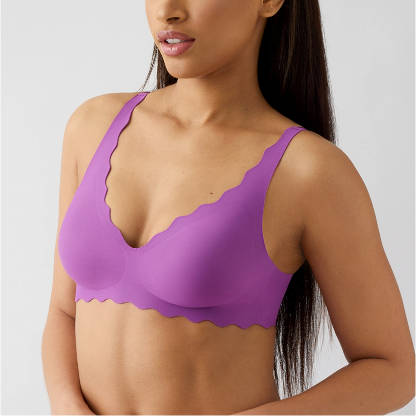 B.TEMPT'D B.WOW'D WIRE FREE BRALETTE - SPARKLING GRAPE