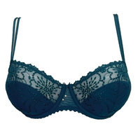 MARIE JO JANE HALF PADDED BALCONY BRA - EMPIRE GREEN