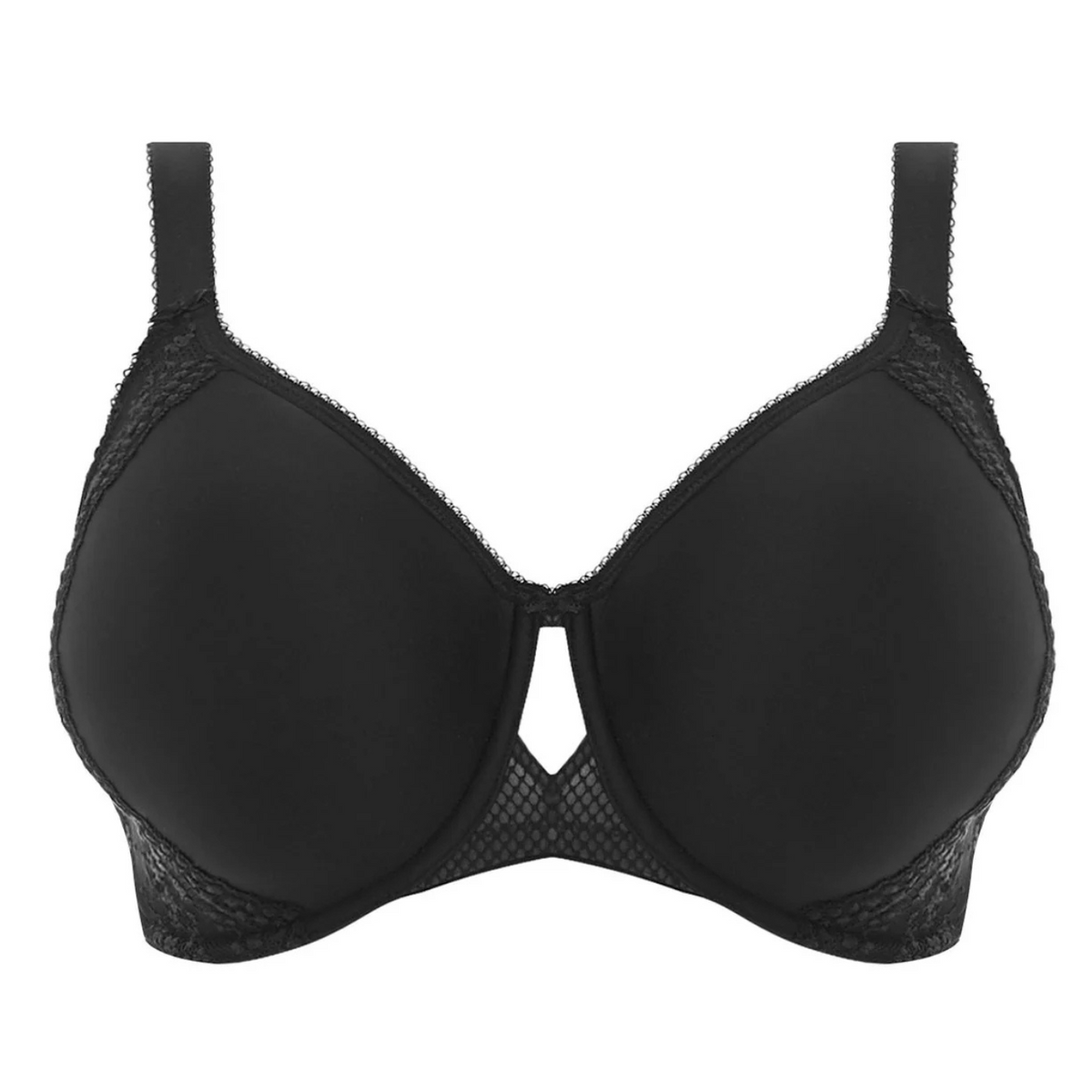 ELOMI CHARLEY BANDLESS SPACER BRA - BLACK