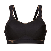 ANITA EXTREME CONTROL SPORTS BRA - BLACK/GOLD